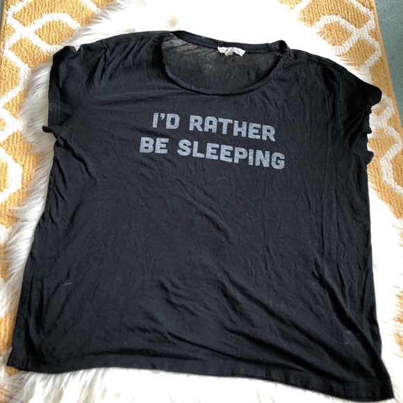 Express Tops - Express "I'd Rather Be Sleeping" tee size L